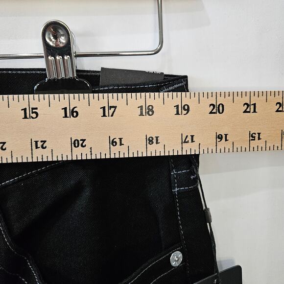 True Religion Men's Black Jeans Ricky Relaxed Straight Size 36x30 - Picture 8 of 10